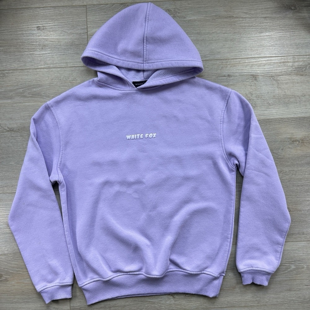 White Fox XXS/XS Leisure‎ Series Oversized Hoodie Lavender Comfort**